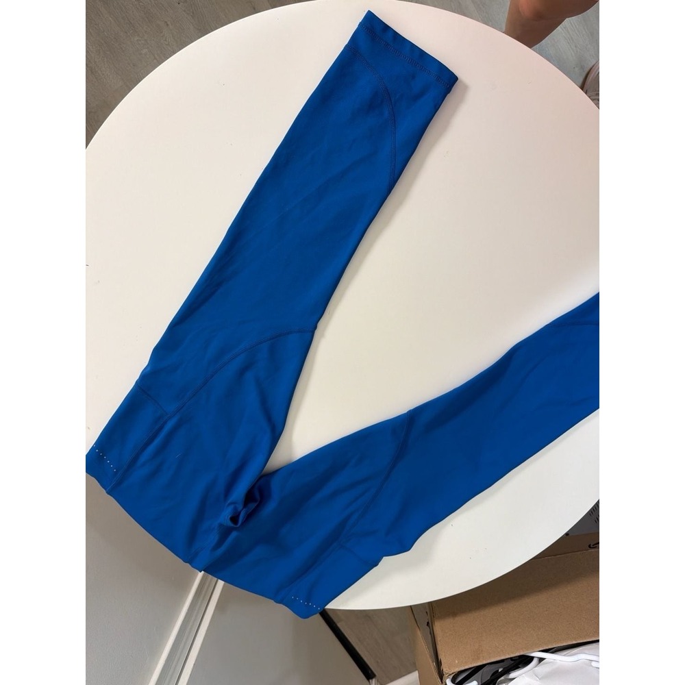 Zyia Active Blue Reflective Pocket High Rise Leggings Size 6-8 - Picture 8 of 8